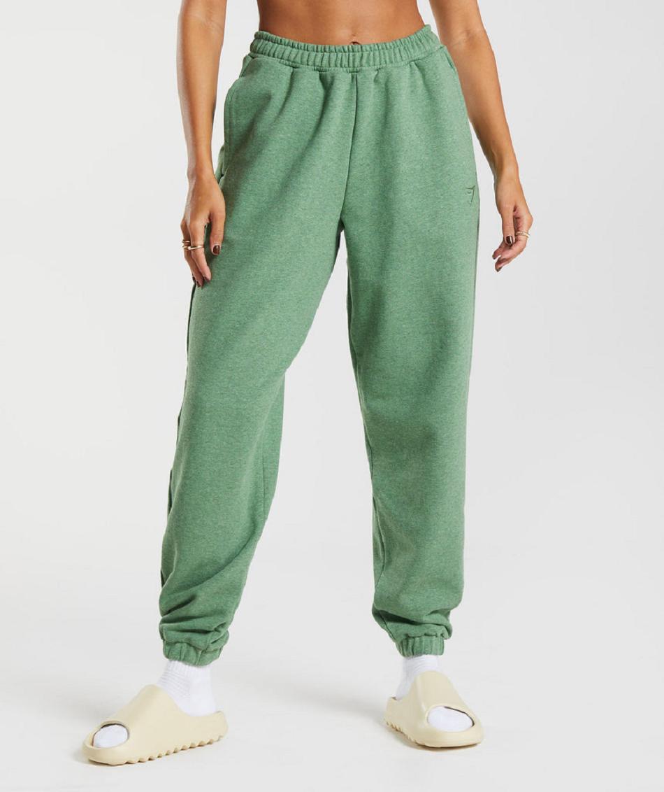 Pantalones Jogger Gymshark Rest Day Sweats Mujer Verde | CO 2617YXF